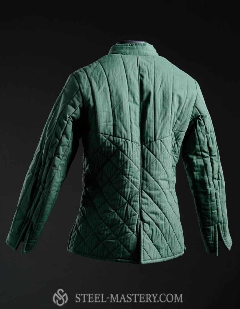 Green MEDIEVAL STYLE JACKET photo made by Steel-mastery.com