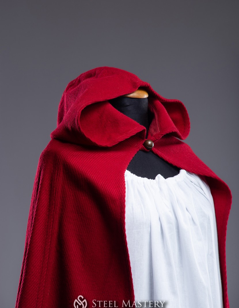 Medieval woolen cloak photo made by Steel-mastery.com