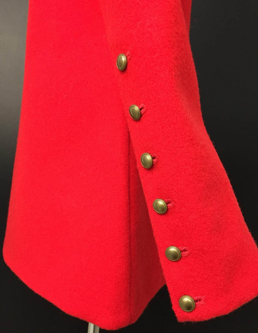 MEDIEVAL RED WOOL COTARDIE photo made by Steel-mastery.com
