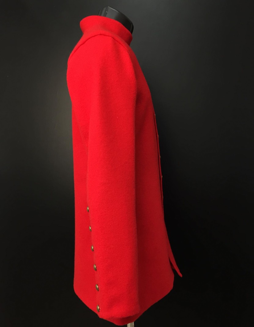 MEDIEVAL RED WOOL COTARDIE photo made by Steel-mastery.com
