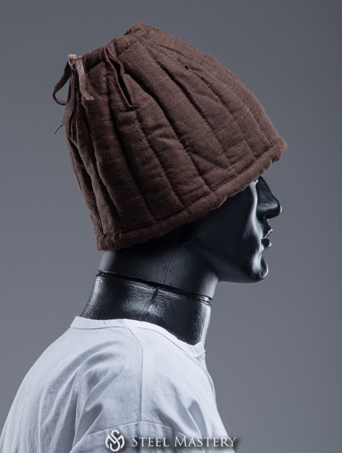 BROWN LINEN LINER FOR HELMET IN STOCK