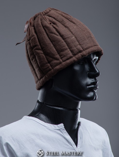 BROWN LINEN LINER FOR HELMET IN STOCK