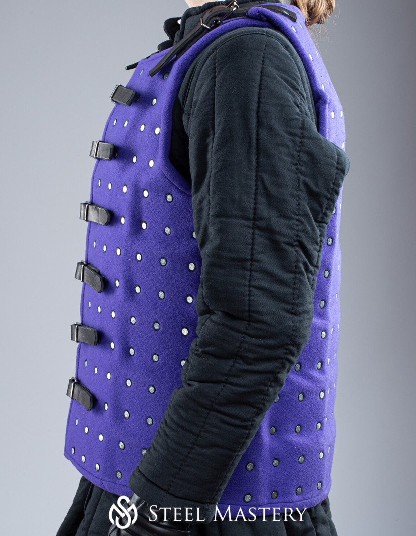 PURPLE ALUMINIUM BRIGANDINE  photo made by Steel-mastery.com