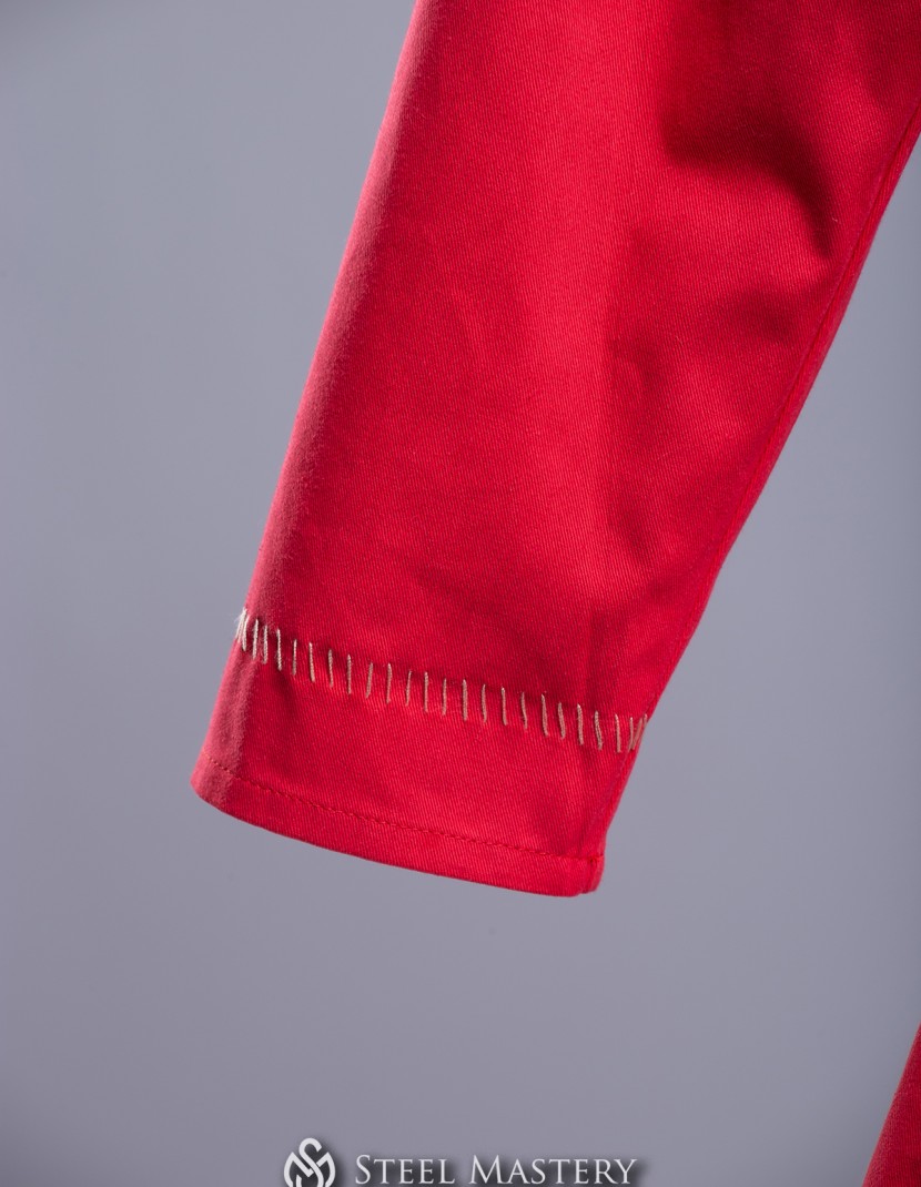 Red medieval European shirt - in stock photo made by Steel-mastery.com