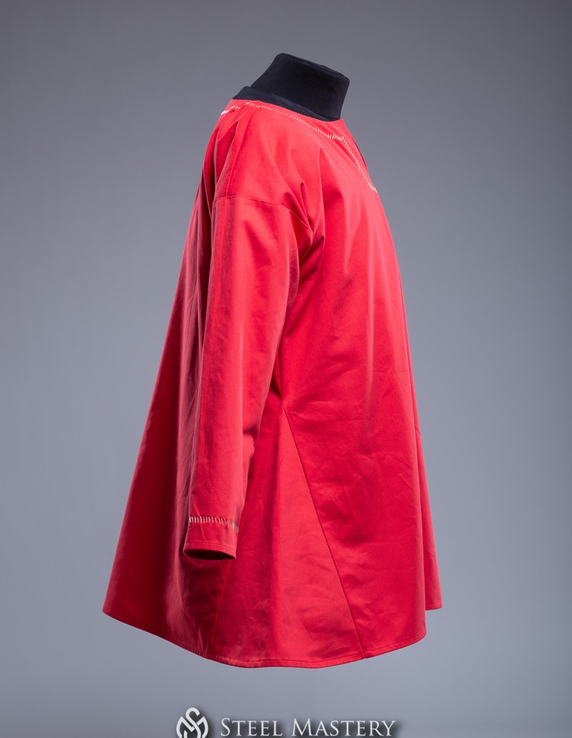 Red medieval European shirt - in stock photo made by Steel-mastery.com