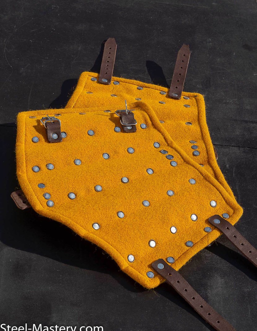 ANATOMICAL STEEL SPLINTED BRACERS  photo made by Steel-mastery.com