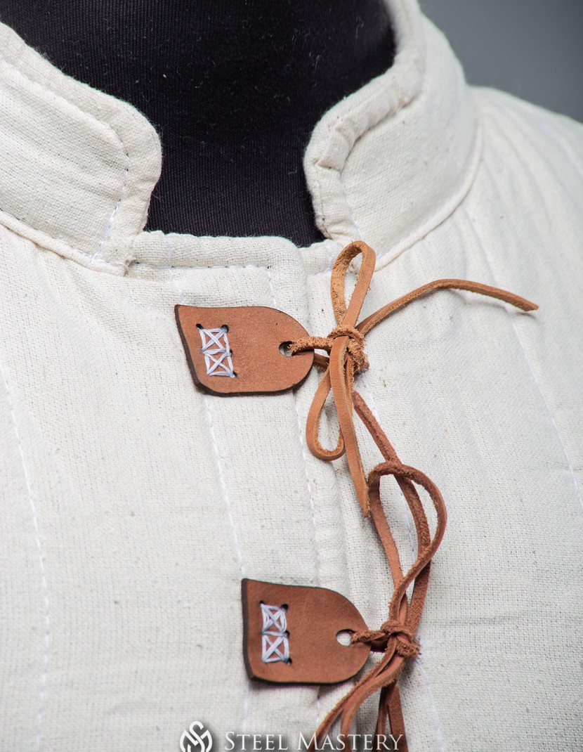 Female medieval gambeson L size  photo made by Steel-mastery.com