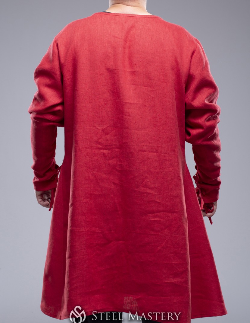 Red European shirt 8th-13th centuries - in stock photo made by Steel-mastery.com