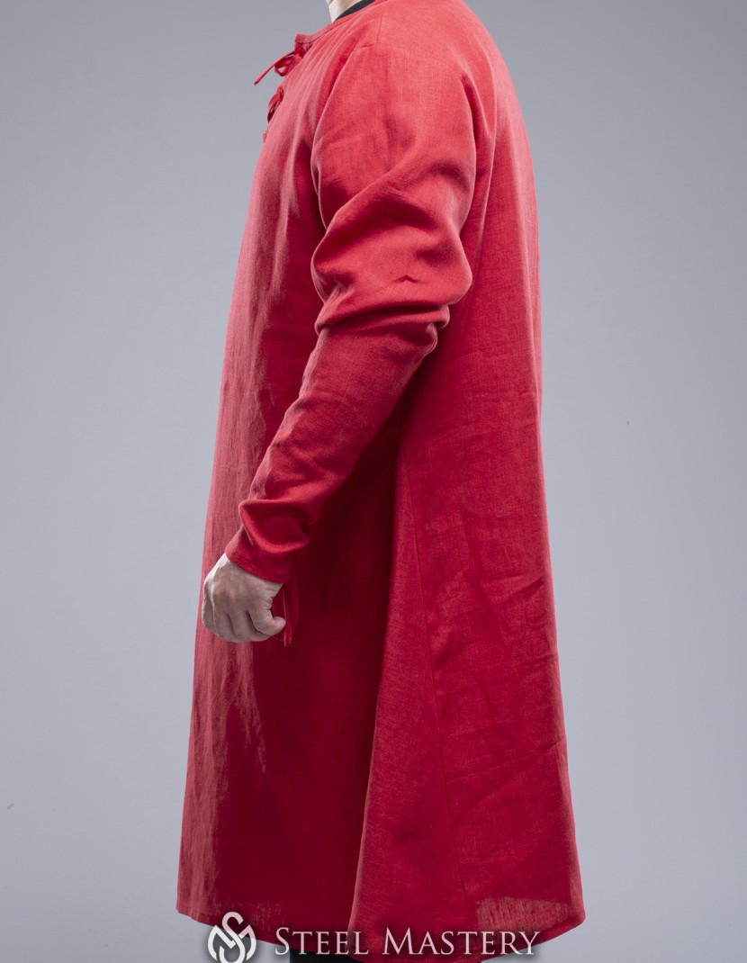 Red European shirt 8th-13th centuries - in stock photo made by Steel-mastery.com