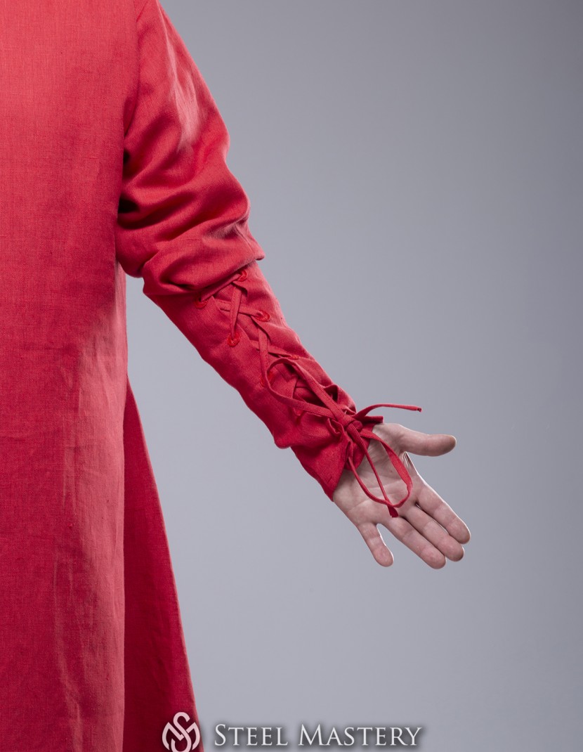 Red European shirt 8th-13th centuries - in stock photo made by Steel-mastery.com