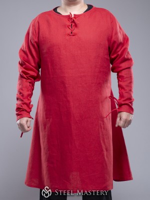 Red European shirt 8th-13th centuries - in stock