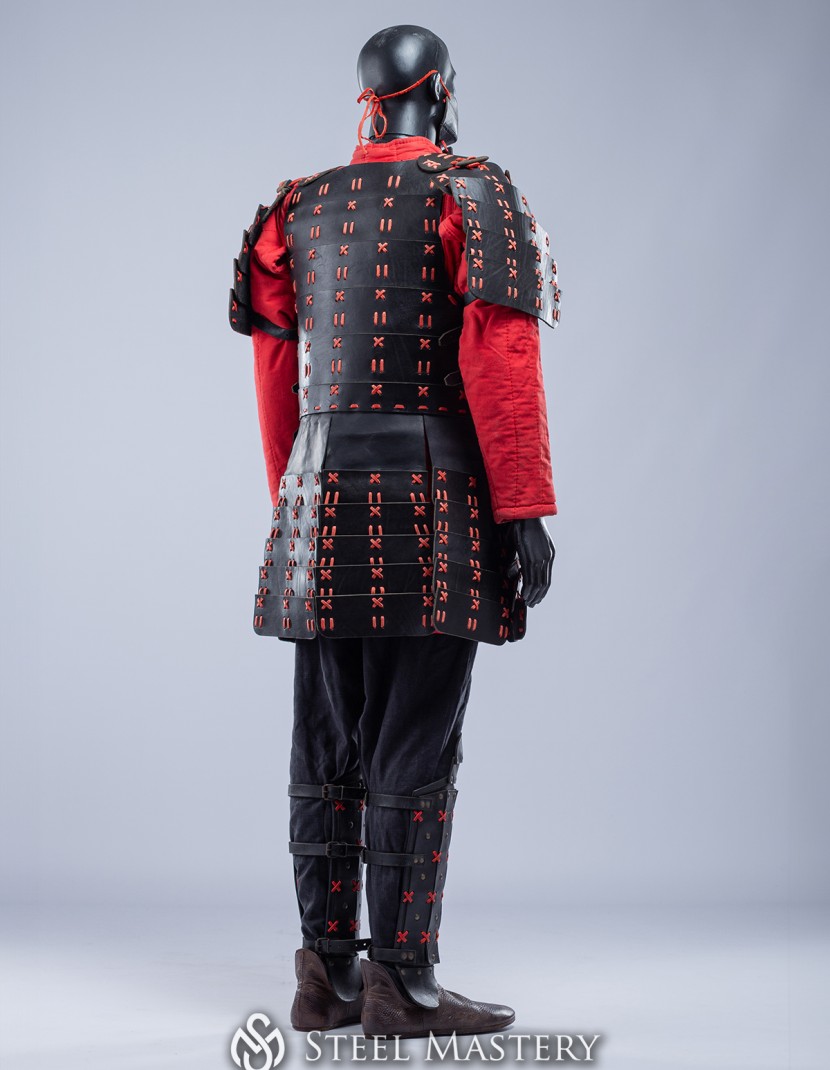 IN STOCK ! SAMURAI LEATHER WARRIOR ARMOR SET  photo made by Steel-mastery.com