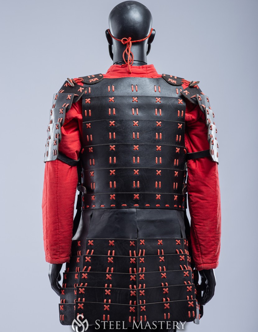 IN STOCK ! SAMURAI LEATHER WARRIOR ARMOR SET  photo made by Steel-mastery.com