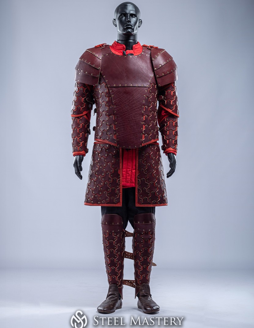 IN STOCK! SALE! Leather fantasy armor for larp, cosplay photo made by Steel-mastery.com