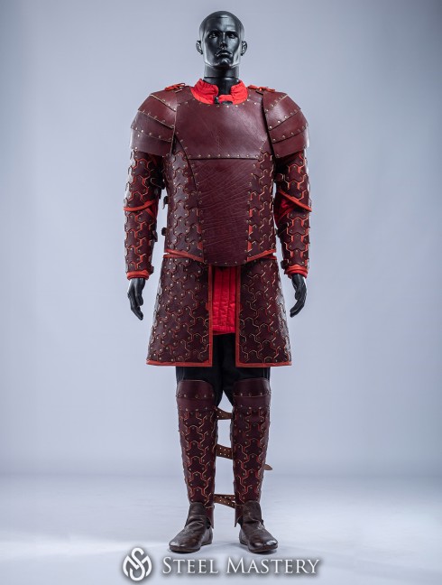 IN STOCK! SALE! Leather fantasy armor for larp, cosplay