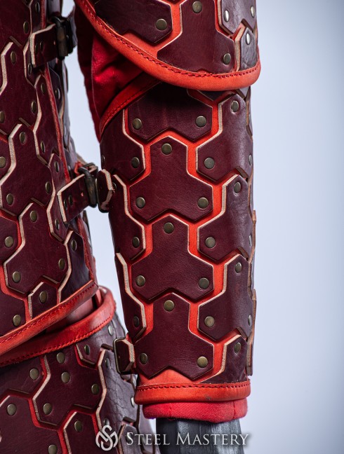IN STOCK! SALE! Leather fantasy armor for larp, cosplay