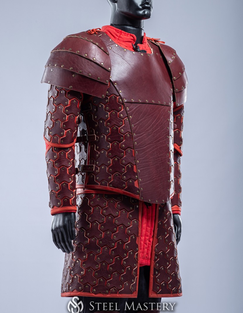 IN STOCK! SALE! Leather fantasy armor for larp, cosplay photo made by Steel-mastery.com