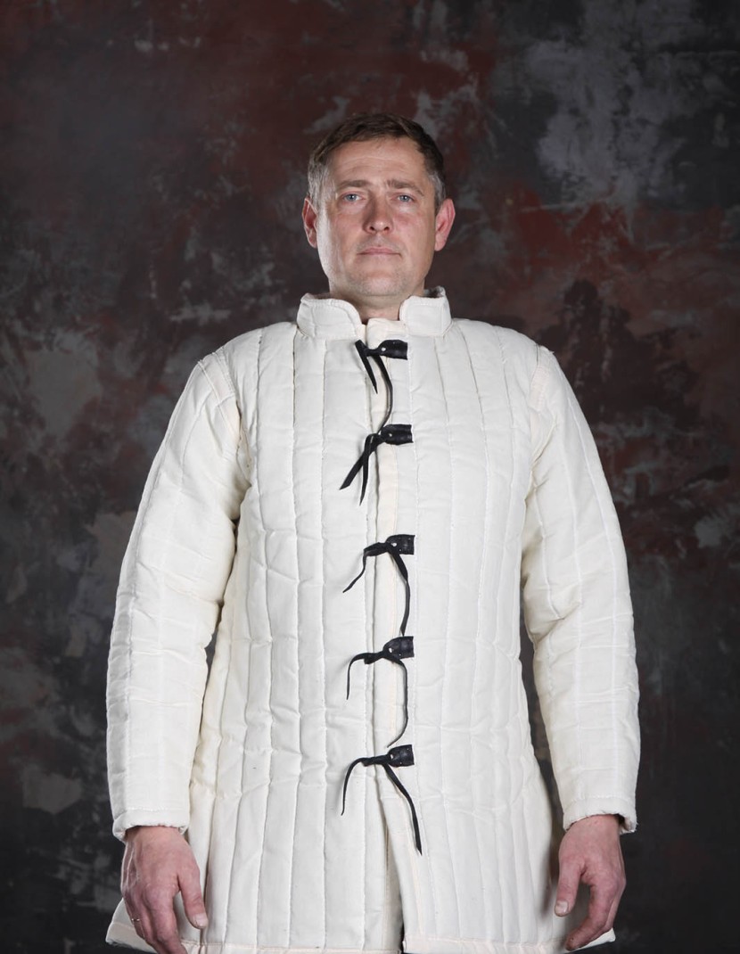 Medieval gambeson 3 layers padding photo made by Steel-mastery.com