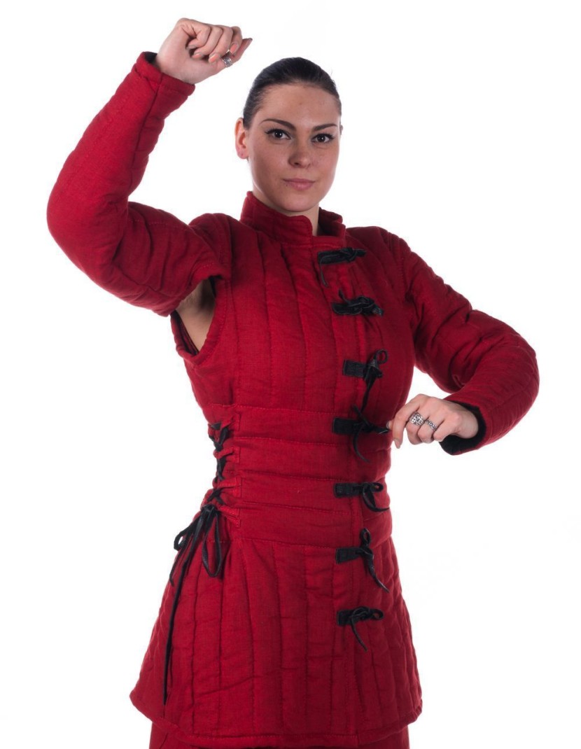 Women s gambeson 3 layers of padding photo made by Steel-mastery.com