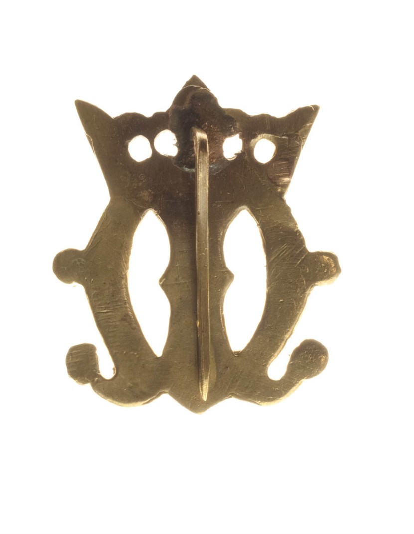 "M" Medieval pilgrim badge 2 in stock photo made by Steel-mastery.com