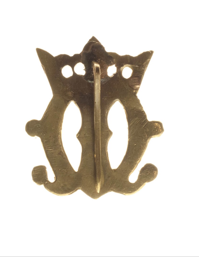 "M" Medieval pilgrim badge 1 in stock photo made by Steel-mastery.com