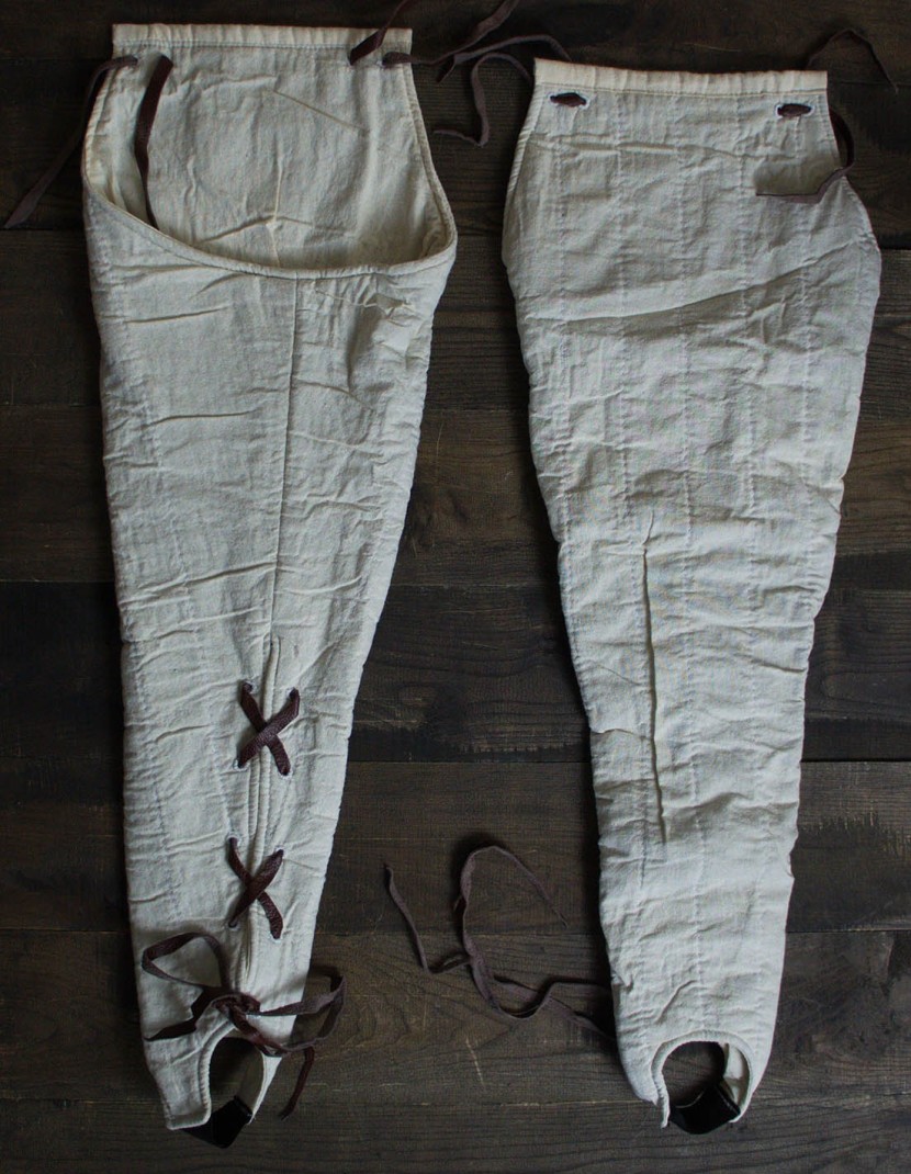 Padded chausses - 1 layer of padding photo made by Steel-mastery.com