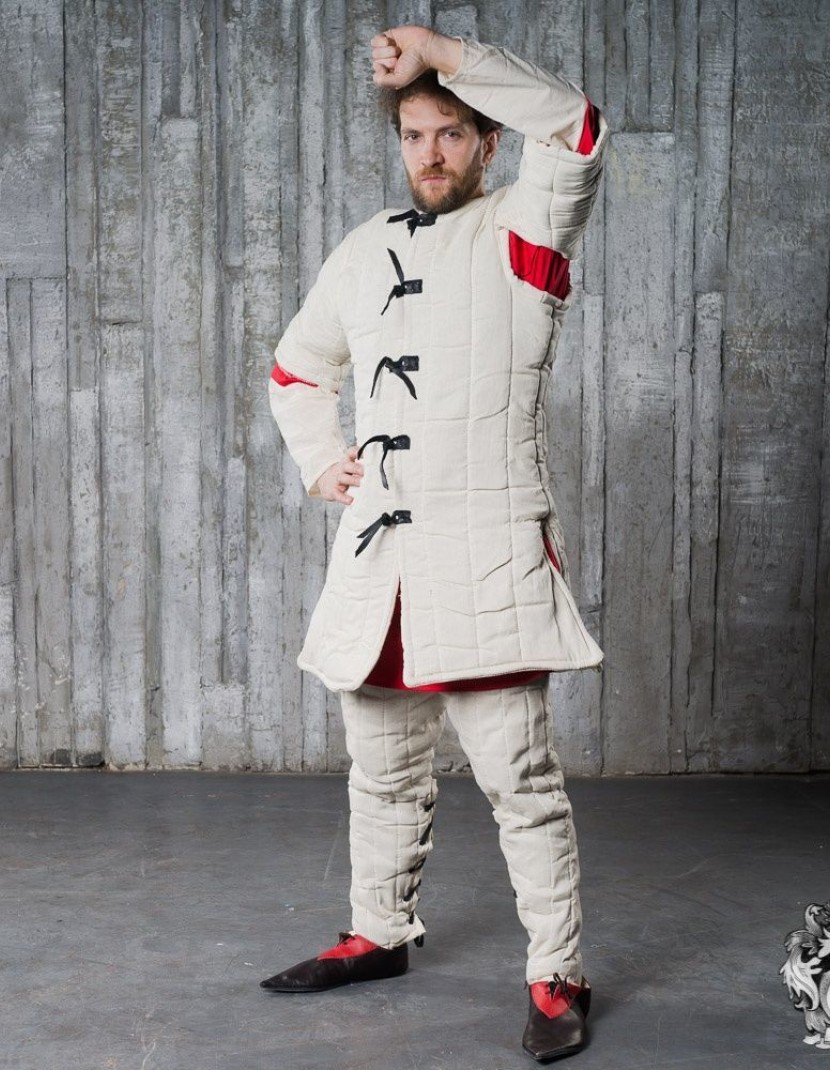 Gambeson VI-XIII century 3 layers padding photo made by Steel-mastery.com