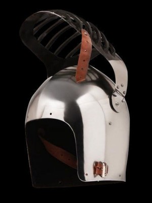 Bascinet with bar grill