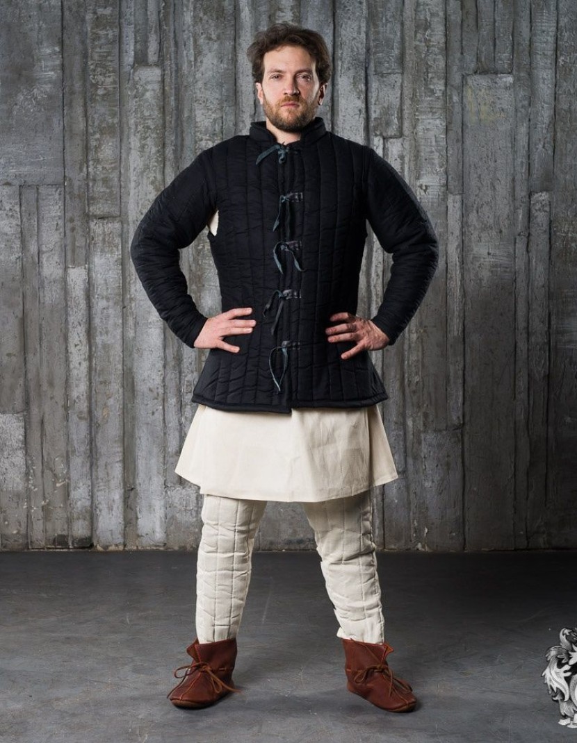 Medieval gambeson and cotton Eastern Pants photo made by Steel-mastery.com
