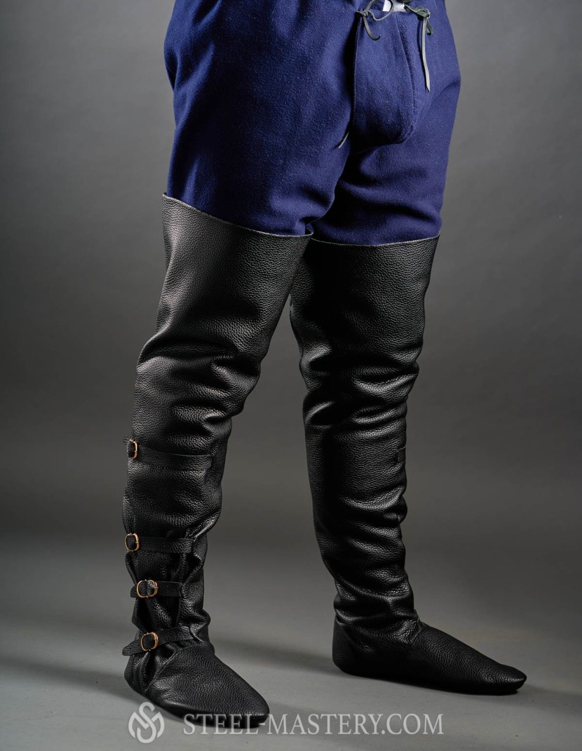 Medieval Hessian boots photo made by Steel-mastery.com