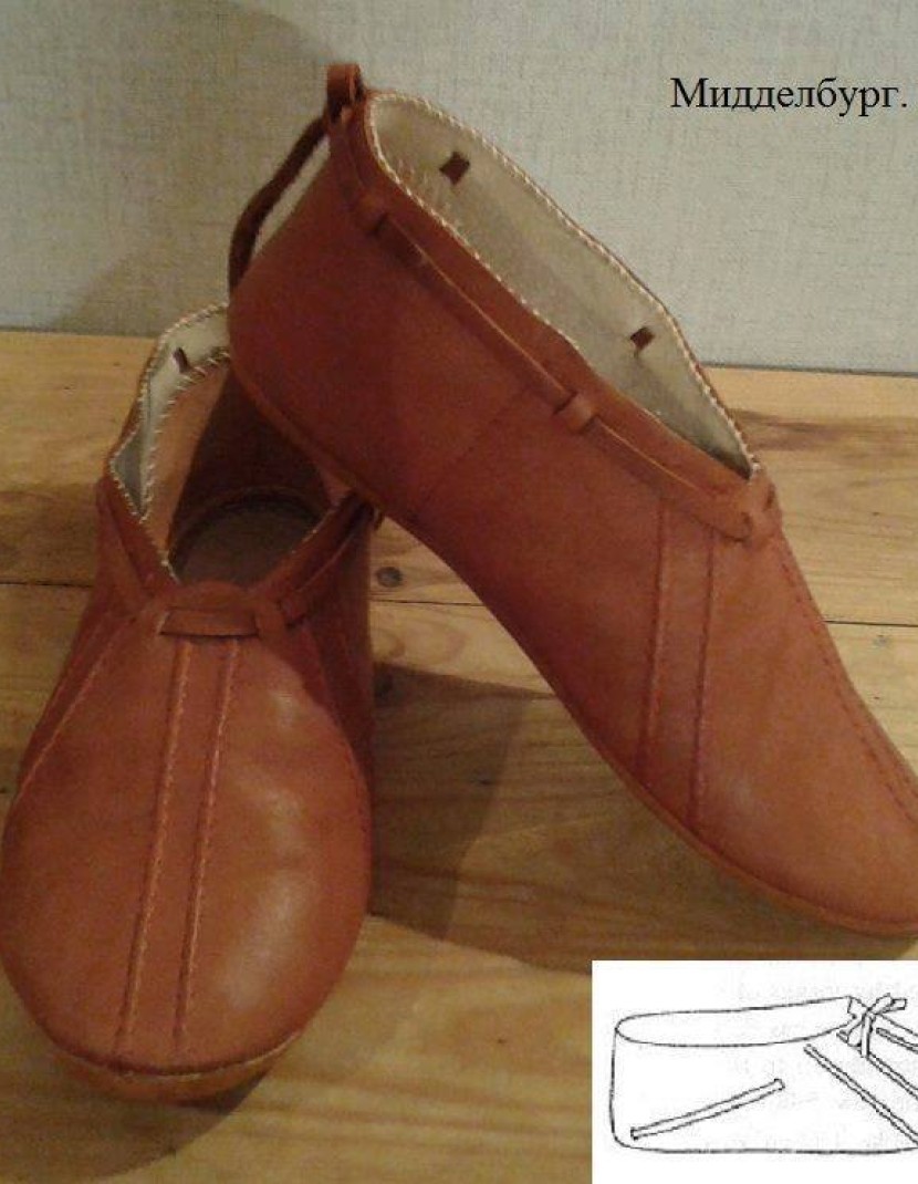 Medieval shoes from Middelburg photo made by Steel-mastery.com