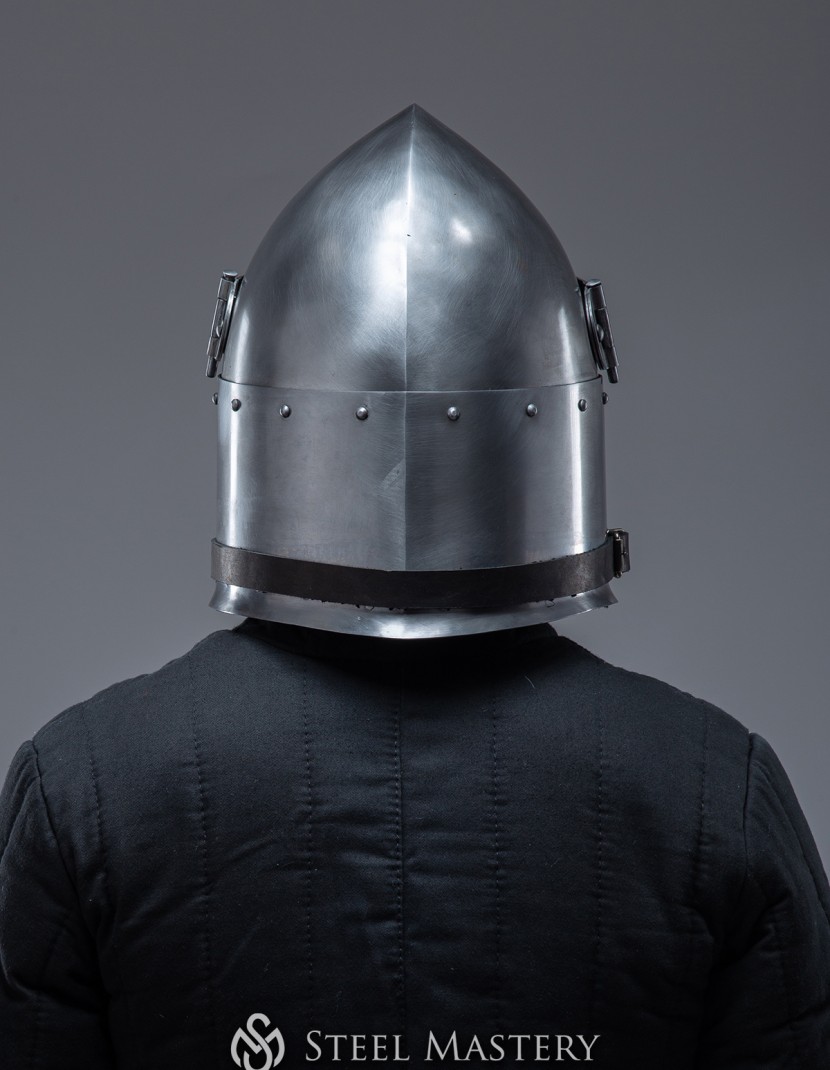 Fencing helmet photo made by Steel-mastery.com