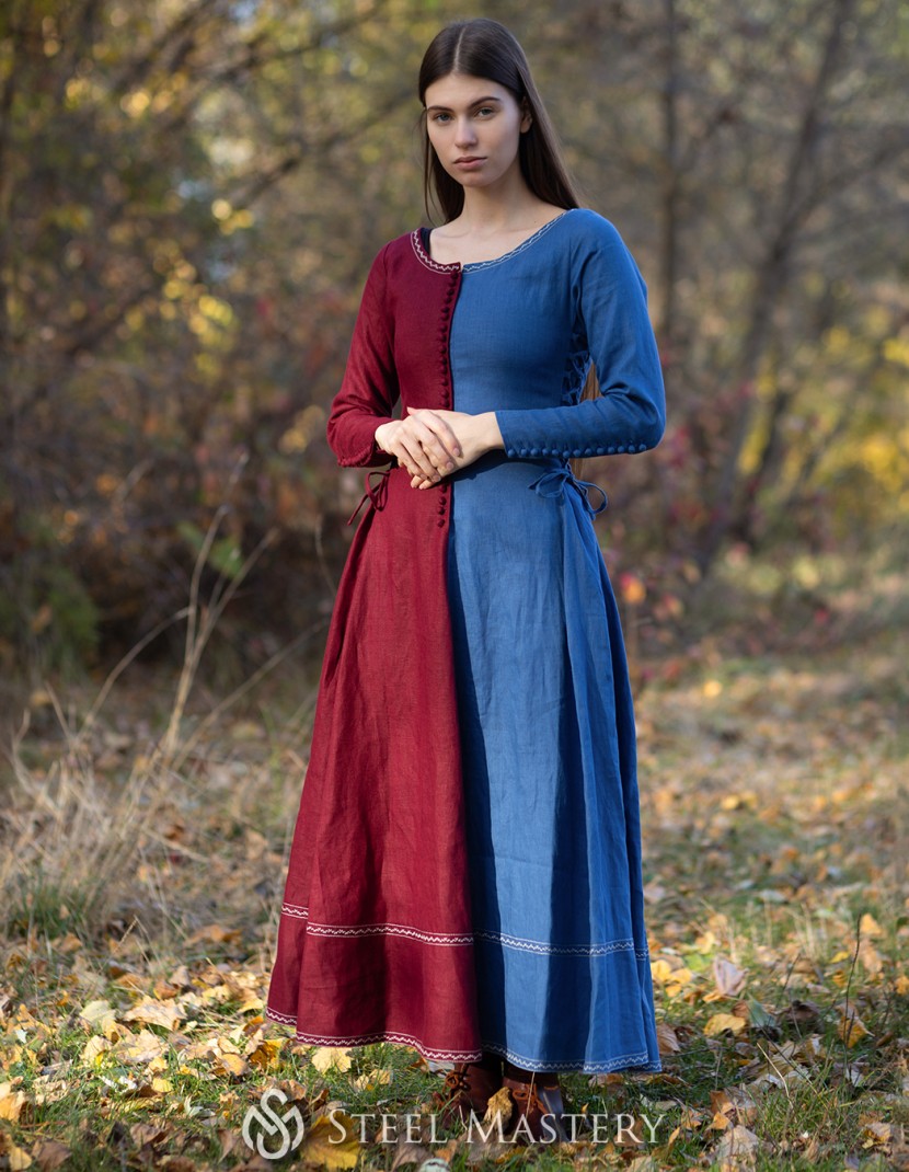 Spring Harmony linen dress photo made by Steel-mastery.com