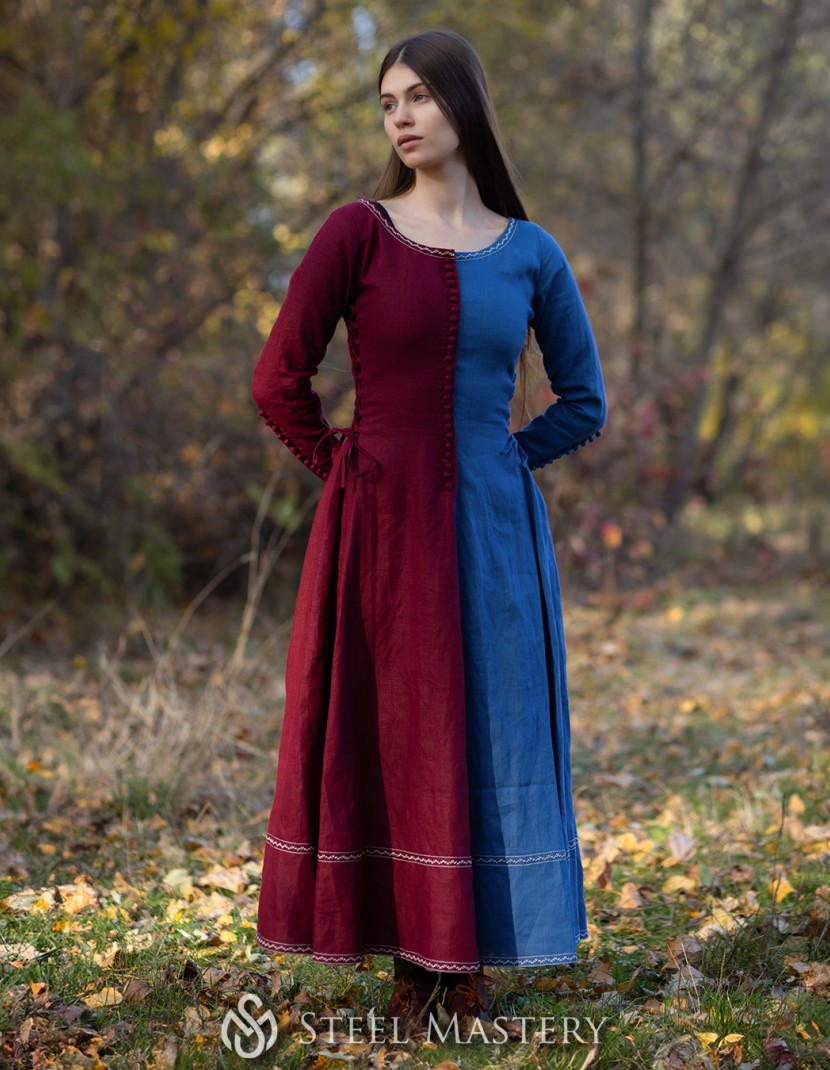 Spring Harmony linen dress photo made by Steel-mastery.com