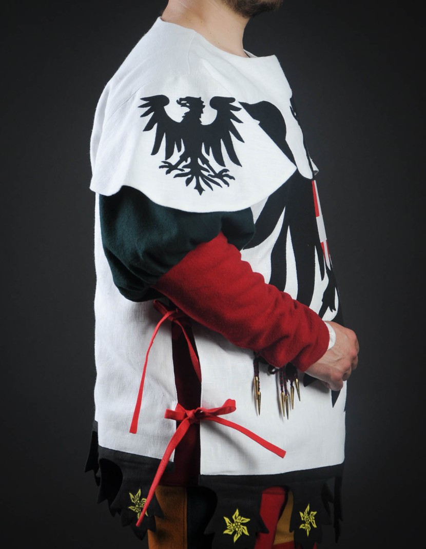 Tabard with black eagle with crown photo made by Steel-mastery.com