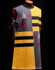 QUARTER COLORED TABARD WITH BELL