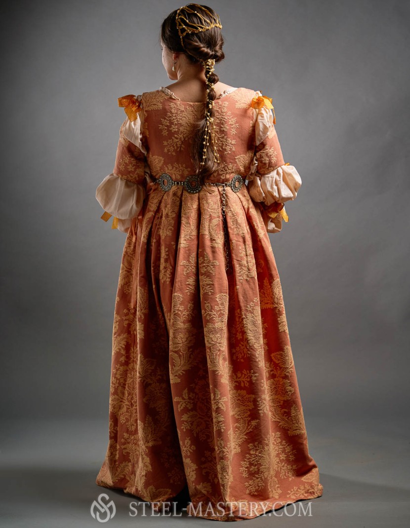 Proto-Renaissance Italian Dress, late XVth century  photo made by Steel-mastery.com