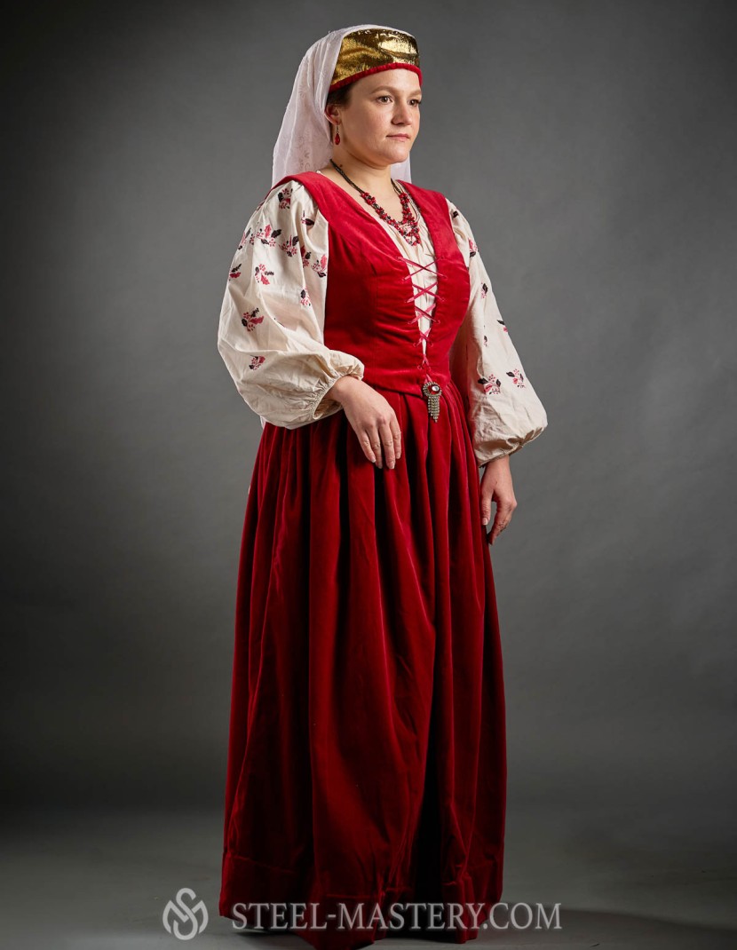 Polish Noblewoman Costume, XVII-XVIII century photo made by Steel-mastery.com