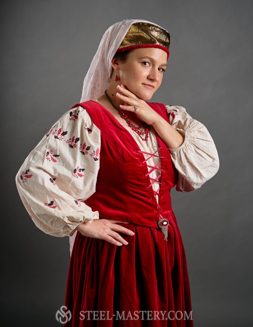 Polish Noblewoman Costume, XVII-XVIII century photo made by Steel-mastery.com