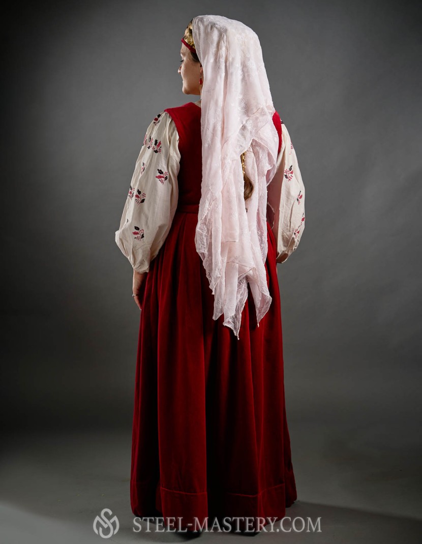 Polish Noblewoman Costume, XVII-XVIII century photo made by Steel-mastery.com