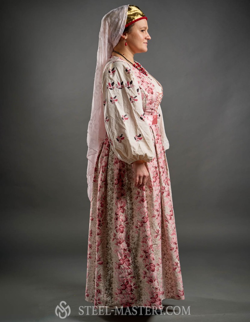 Polish-Ukrainian Noblewoman, XVIIIth century photo made by Steel-mastery.com