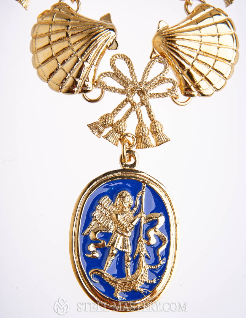 Collar of the French chivalric order of Saint Michael photo made by Steel-mastery.com