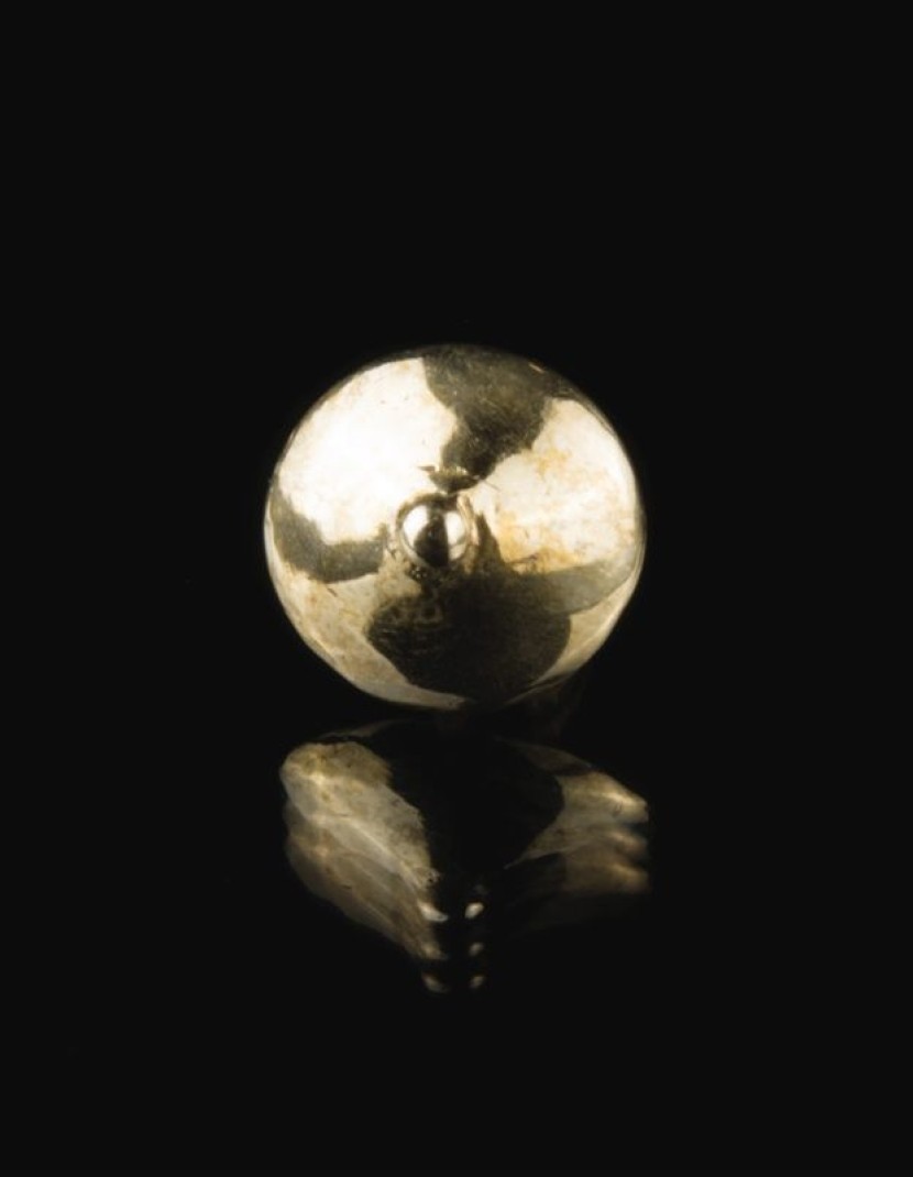 Cast button for medieval clothes, XIV century 38 pcs  in stock  photo made by Steel-mastery.com