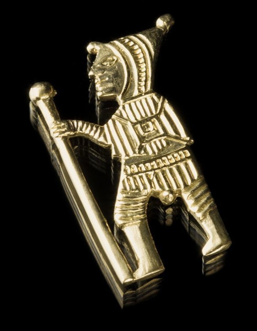 Medieval obscene double sided badge  1 in stock  photo made by Steel-mastery.com