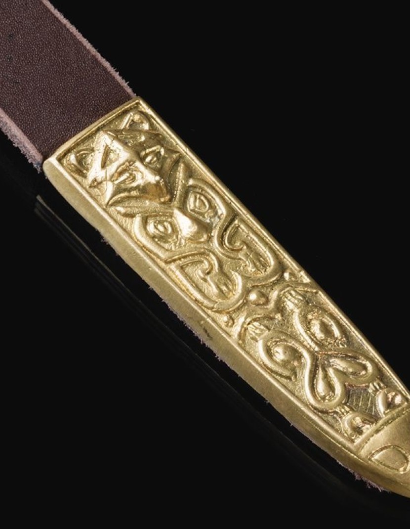 Scandinavian leather belt, X century photo made by Steel-mastery.com