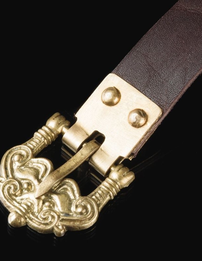 Viking leather belt, X century photo made by Steel-mastery.com