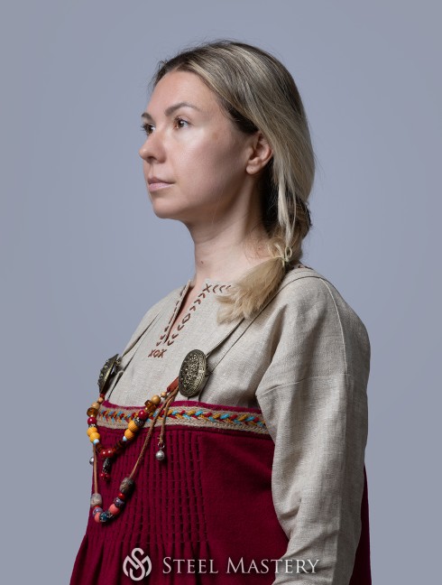 Conjunto vikingo escandinavo "estilo Sigyn"