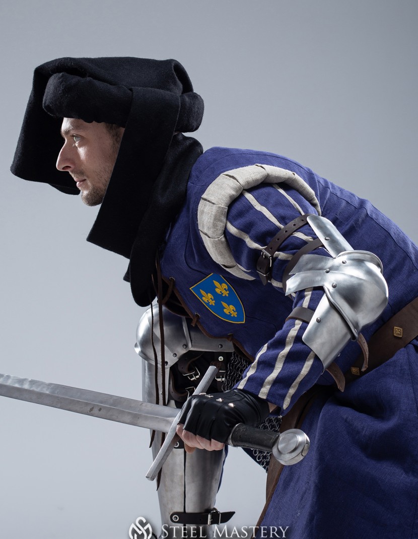 Vernon Roche's Blue Stripes Outfit (world of "The Witcher 3: Wild Hunt) photo made by Steel-mastery.com