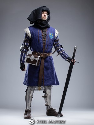 Vernon Roche's Blue Stripes Outfit (world of "The Witcher 3: Wild Hunt)