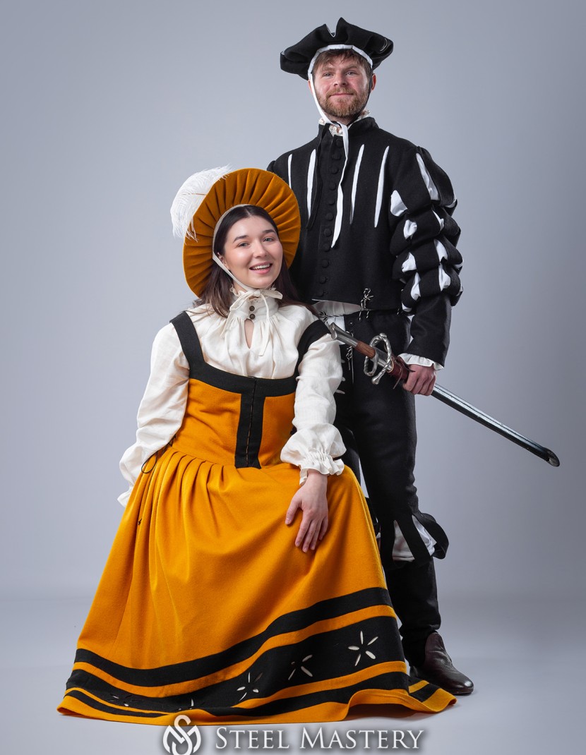Women's Landsknecht costume photo made by Steel-mastery.com
